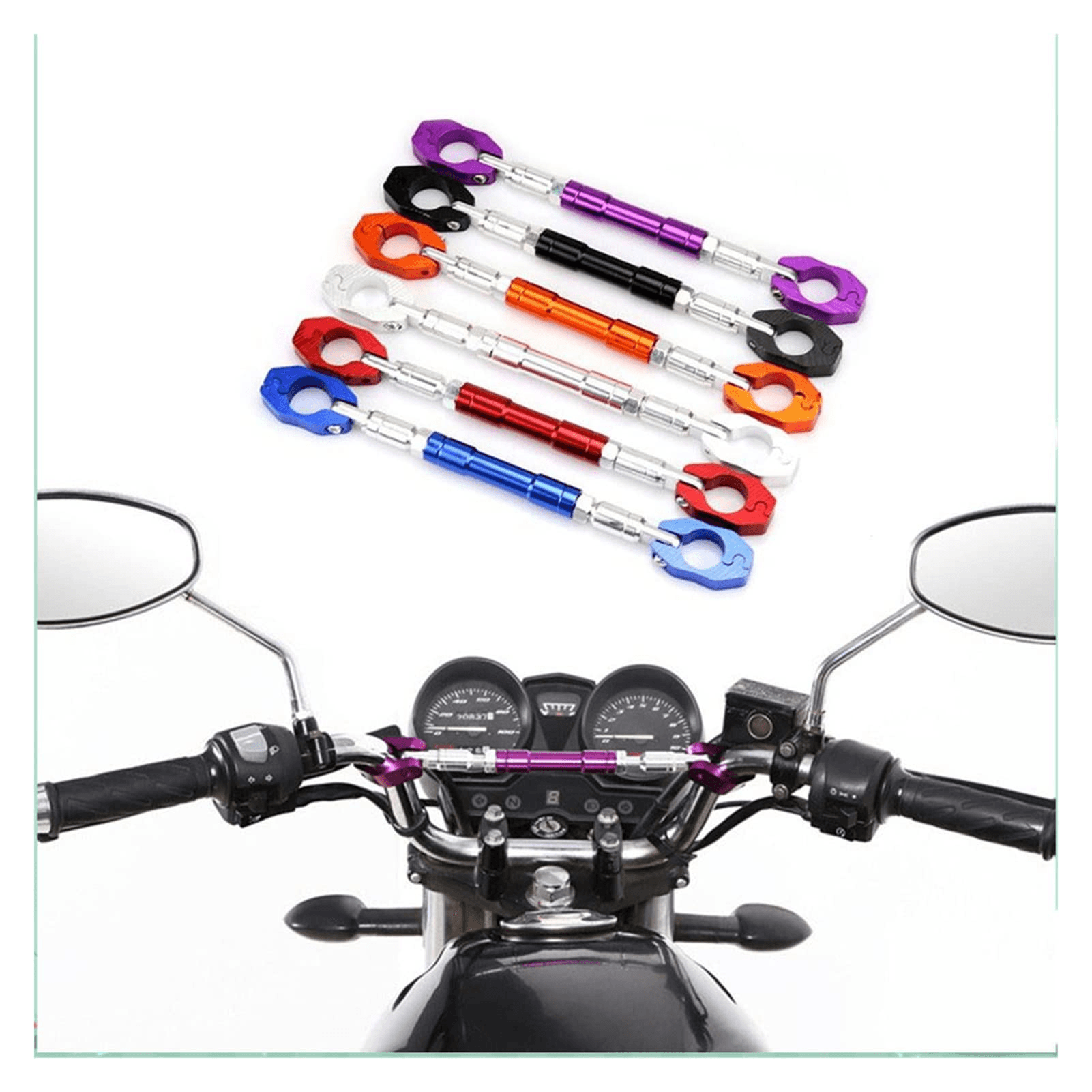 Barra de Volante de colores para moto